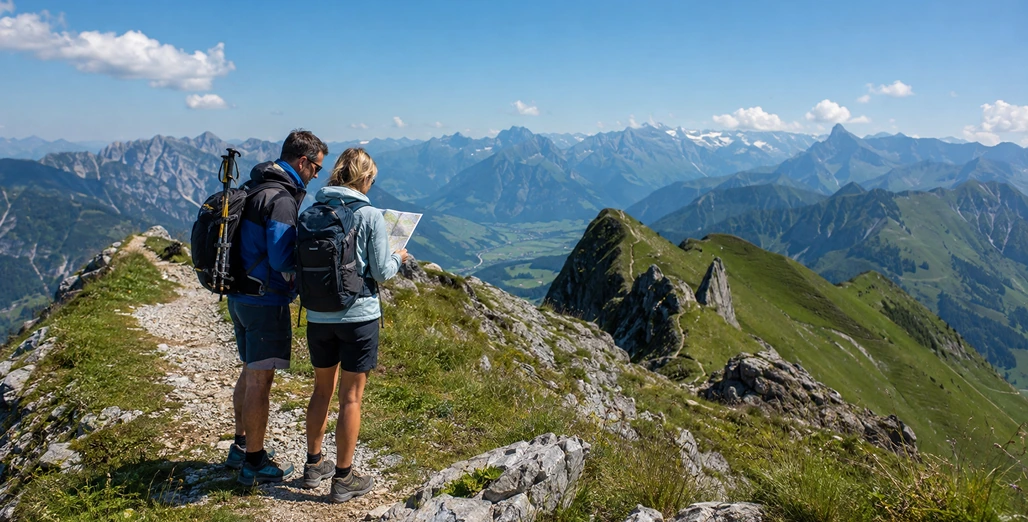 Trekkingtouren in den Alpen
