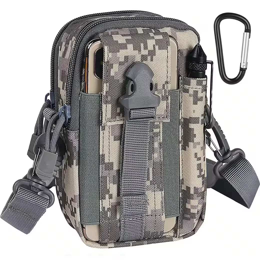 LUXUSKOLLEKTION Taktische Gürteltasche Tarnung Schultergurt Camping