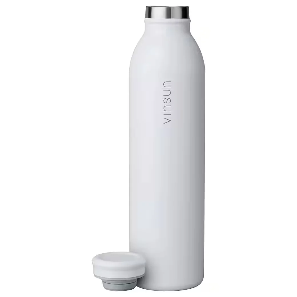 VINSUN Isolierflasche Edelstahl 600 ml doppelwandig BPA-frei