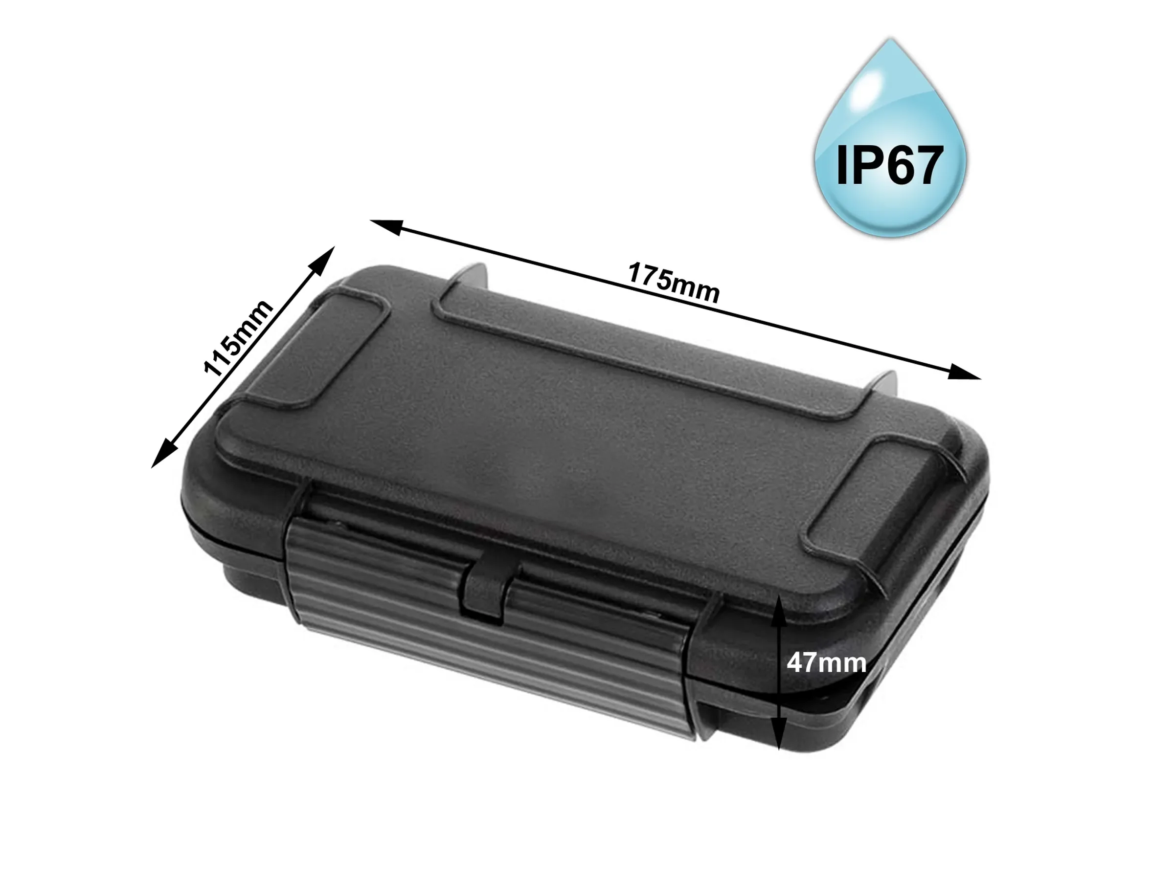 YOUCAMP P HUMMER S Schutzbox IP67 wasserdicht 157 x 82 x 41 mm