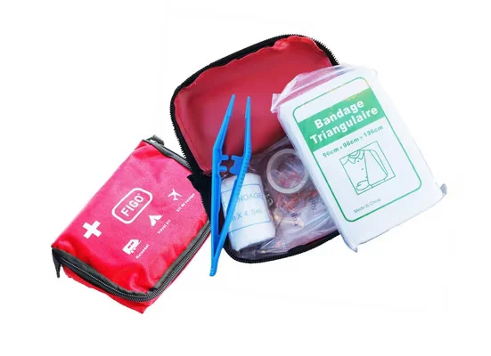VARIVENDO Erste-Hilfe-Set 39-teilig Notfallset Reise Schwarz