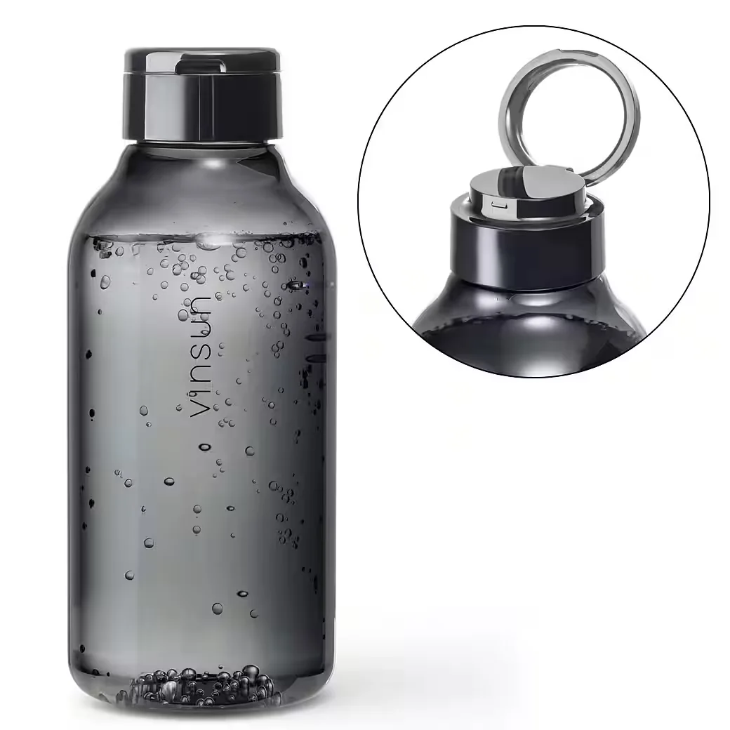 VINSUN Trinkflasche 750 ml aus Tritan, auslaufsicher, für Kohlensäure