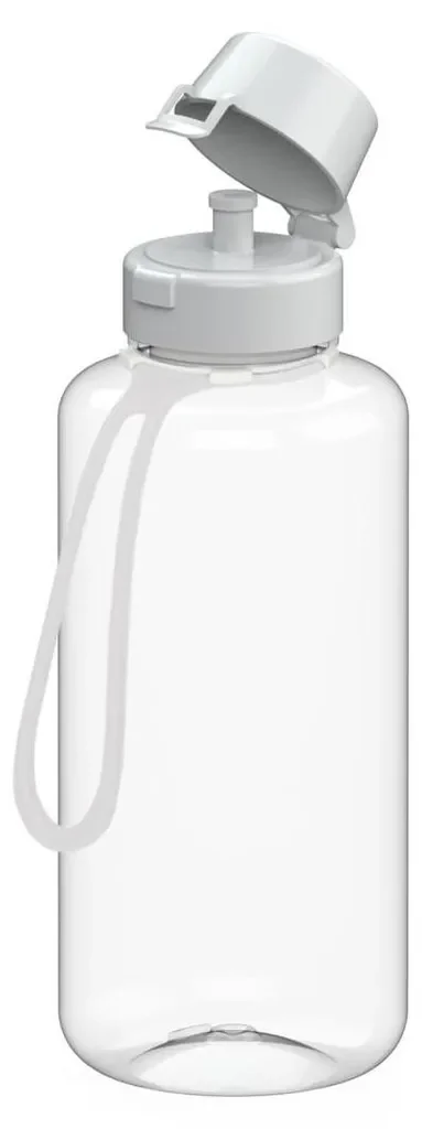 ELASTO Trinkflasche School 1,0 l Tritan für Kinder und Erwachsene blau