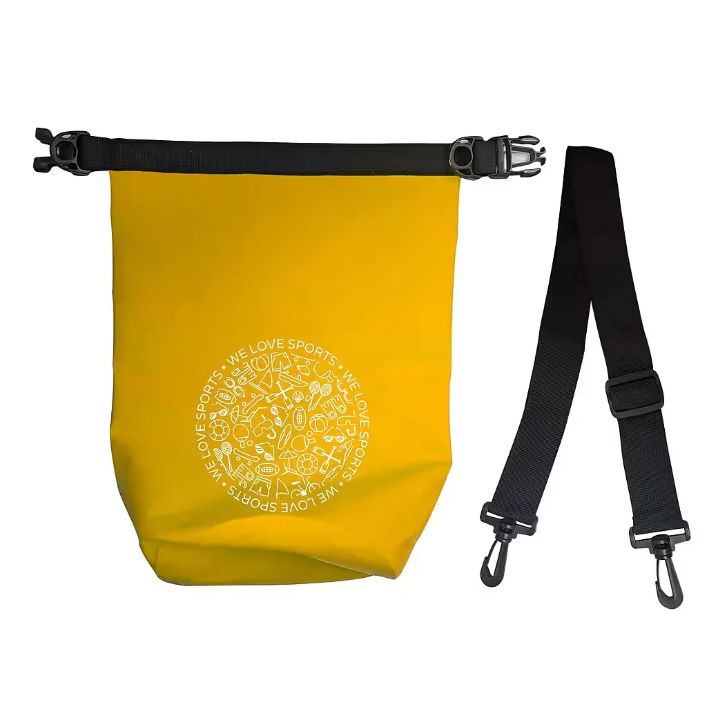 FASPORTS Drybag Aquino Gelb - wasserdichter Packsack mit Tragegurt
