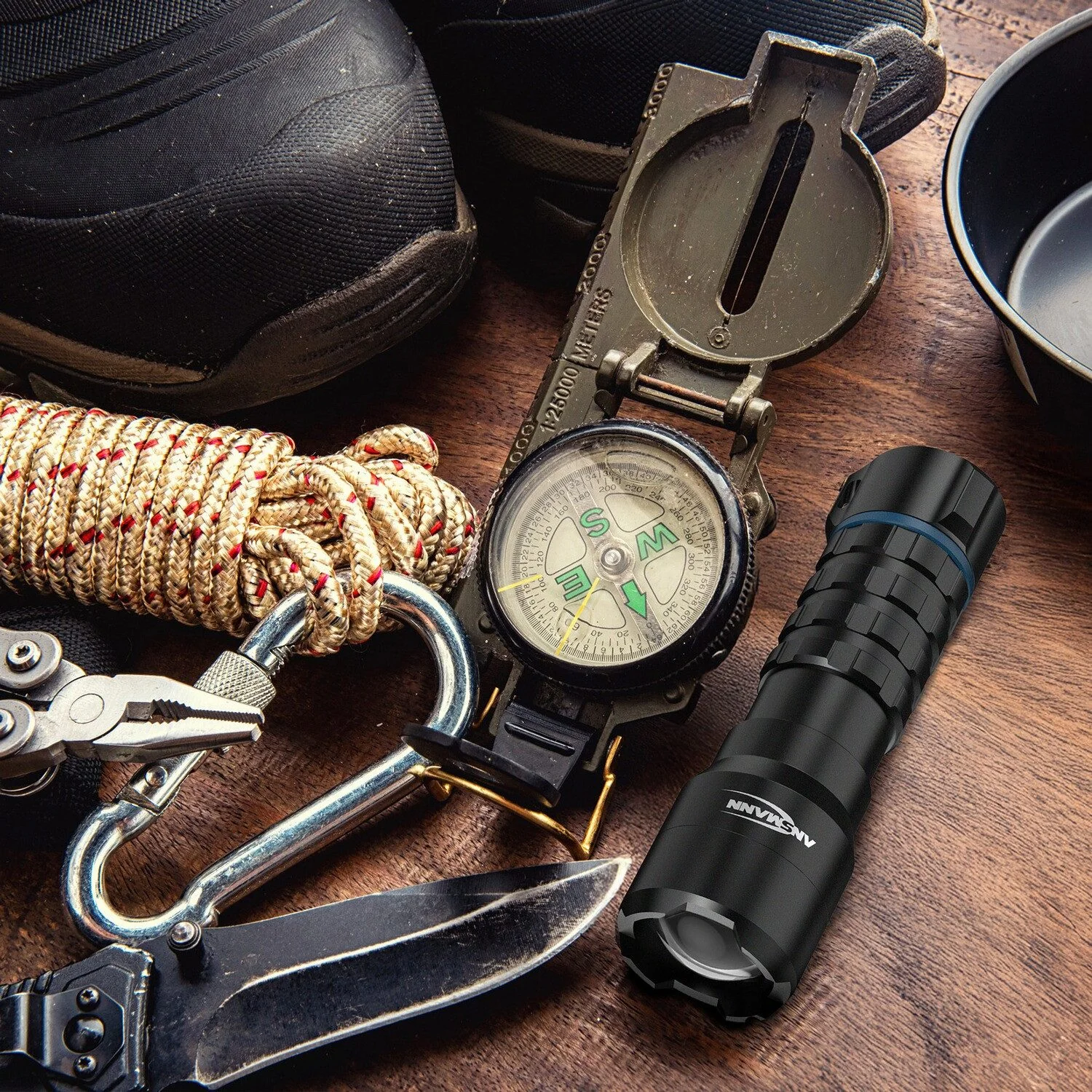 ANSMANN AG TS450RF Survival Taschenlampe