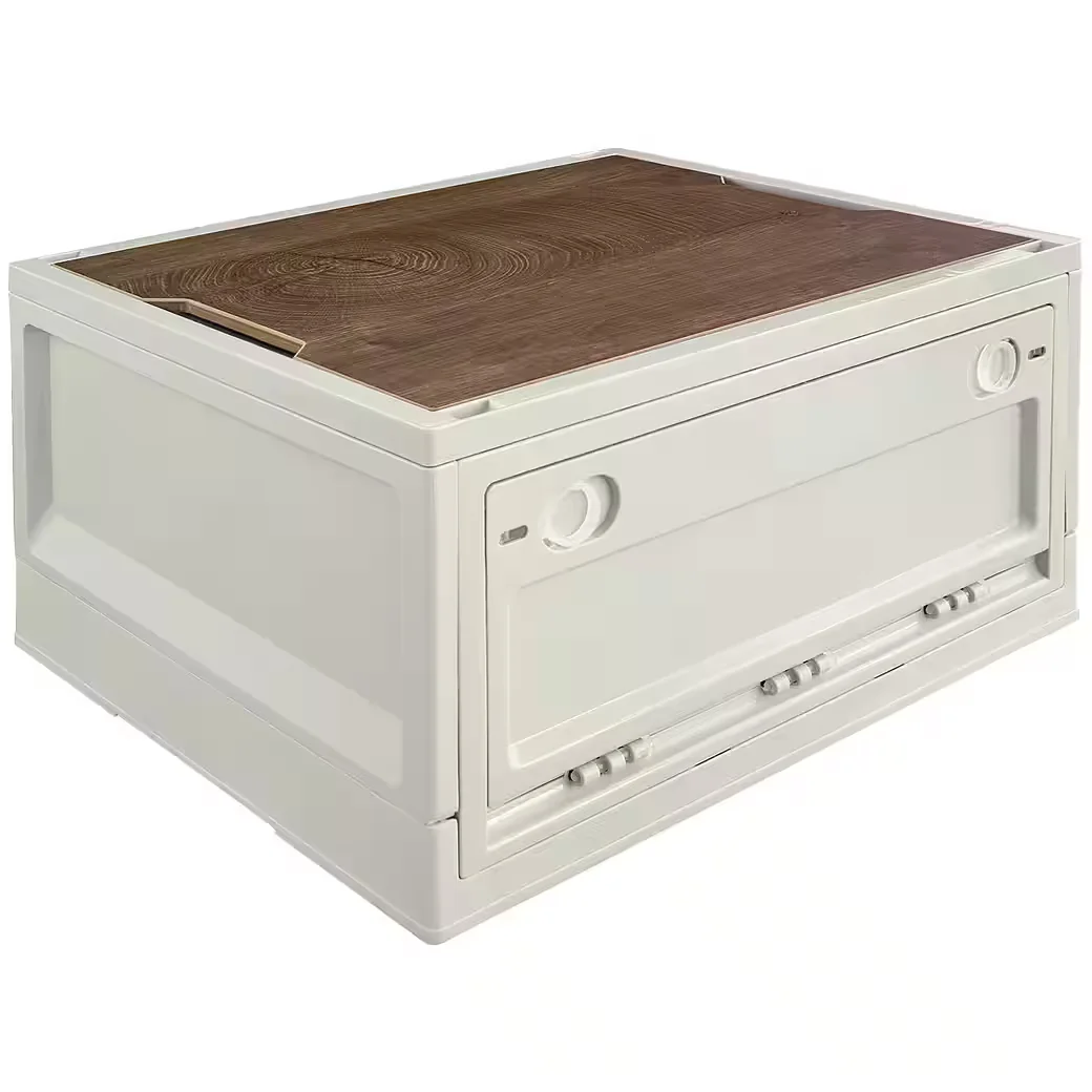 TRUCKY Faltbox 35 L Klappbox faltbar Camping 47x35x24 cm Beige