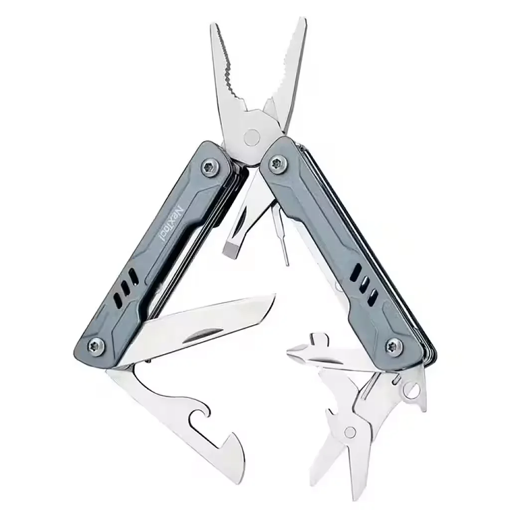 SPORT-KNIGHT Multitool 11-in-1 Edelstahl Mini-Zange Camping Outdoor