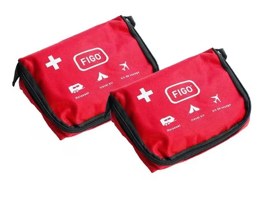 VARIVENDO Erste-Hilfe-Set 39-teilig Notfallset Reise Schwarz