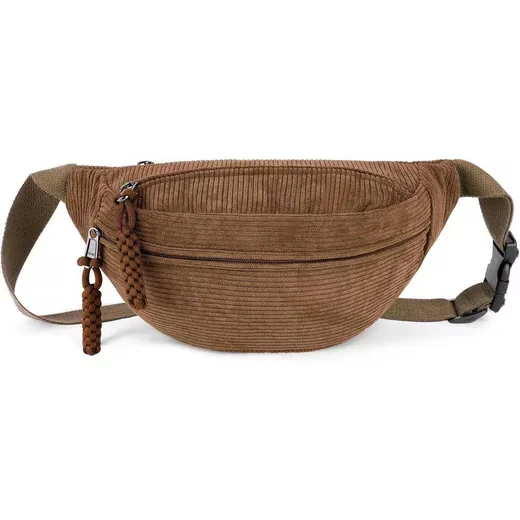 LUXUSKOLLEKTION Bauchtasche Damen Cord Umhängetasche Gürteltasche