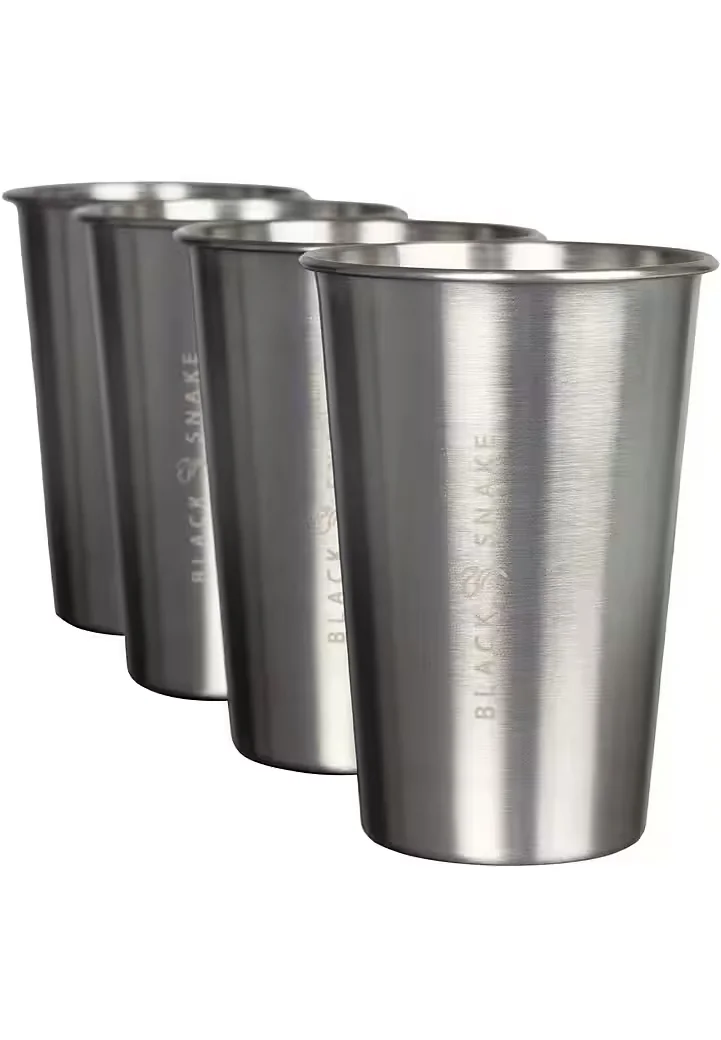 BLACK SNAKE Campingbecher 500 ml mit Transportbeutel, stapelbar