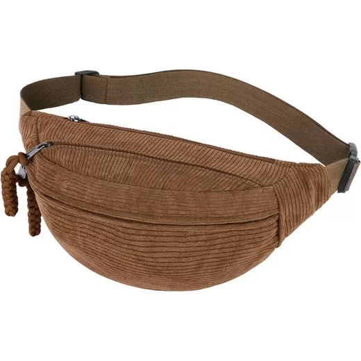 LUXUSKOLLEKTION Bauchtasche Damen Cord Umhängetasche Gürteltasche