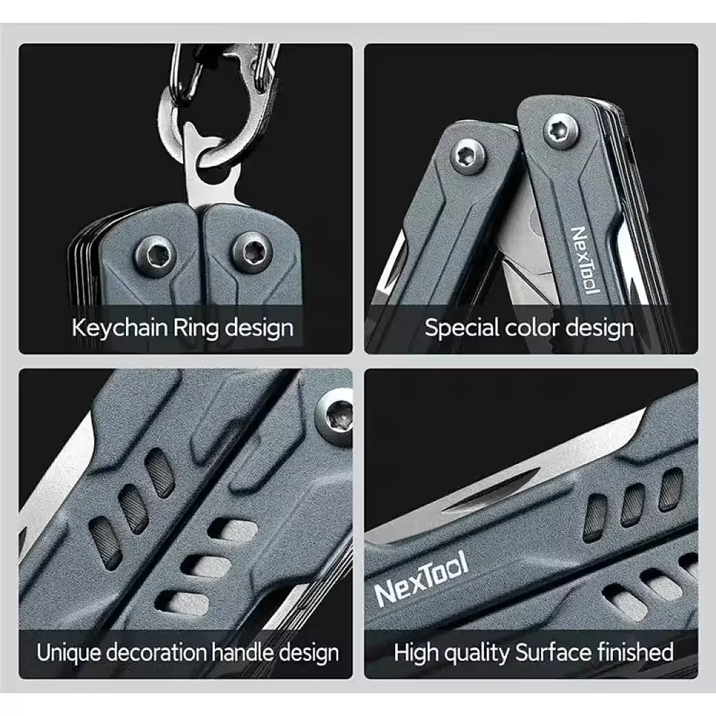 SPORT-KNIGHT Multitool 11-in-1 Edelstahl Mini-Zange Camping Outdoor