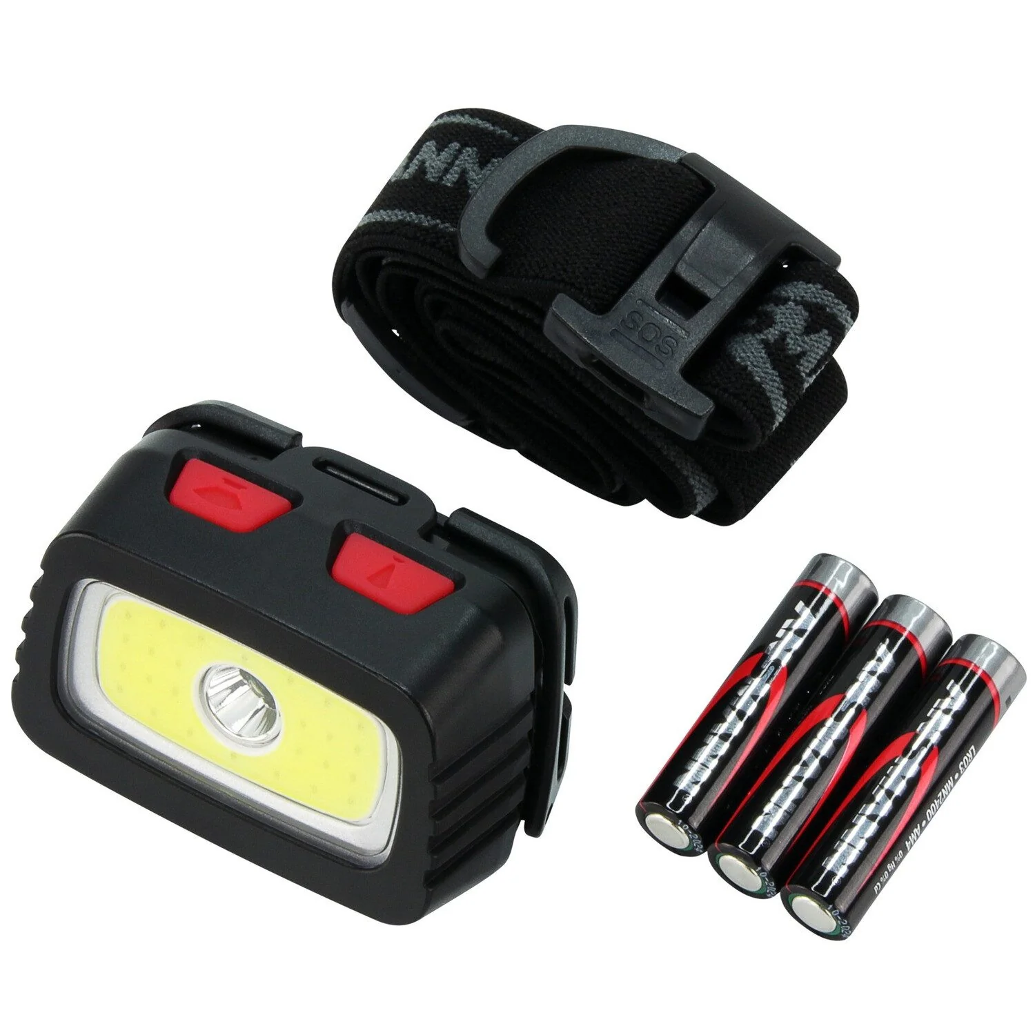 ANSMANN AG Stirnlampe HD200B für Outdoor und Camping