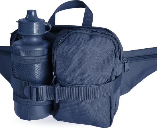 NORMANI Bauchtasche Hüfttasche mit 500 ml Trinkflasche fürs Laufen