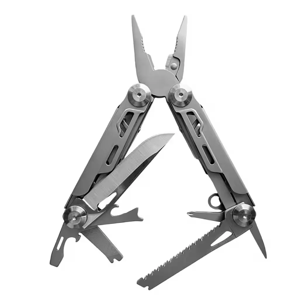 JUMPEAK Multitool mit Messer und Kombizange Taschenmesser Outdoor